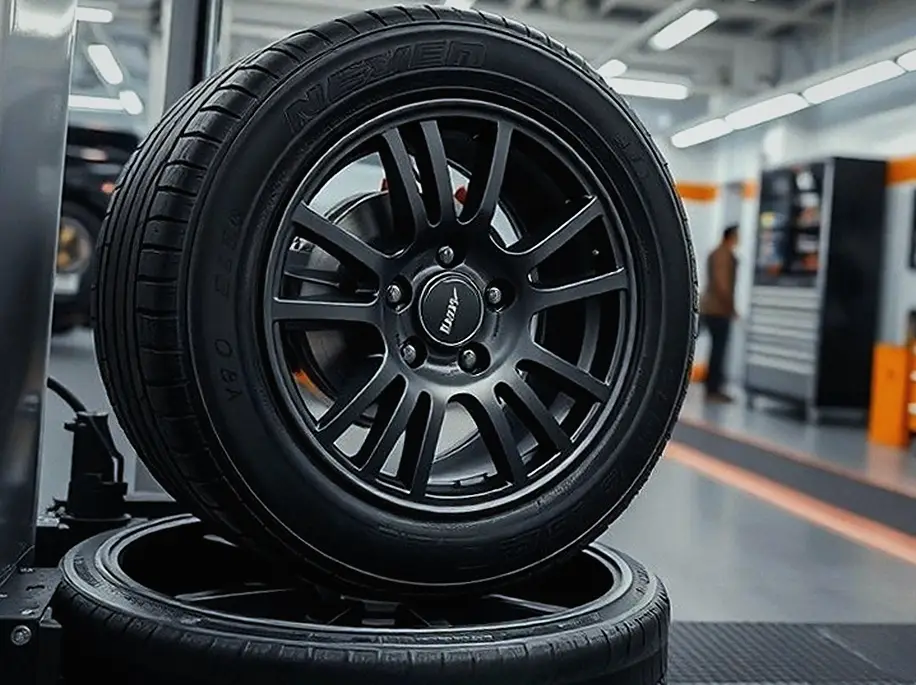 영광 AMG E63 넥센타이어렌탈 시공 후